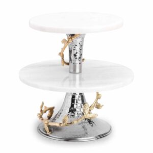 Flora 2 Tier Serving Platter