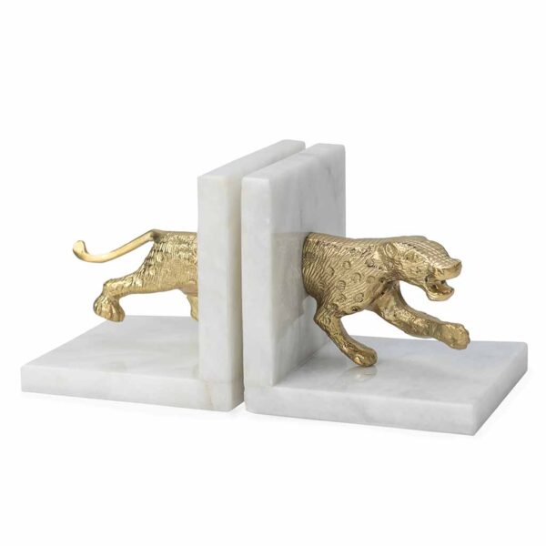 Panthera Bookend featuring a bold and stylish design, perfect for organizing books while adding a fierce decorative accent to Pakistan interiors.