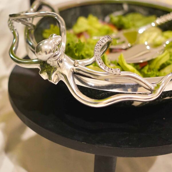 Octopus Serving Bowls , serving bowls in Pakistan , white serving bowls , large serving bowls , dessert serving bowl , best serving bowls, dry fruit serving bowl