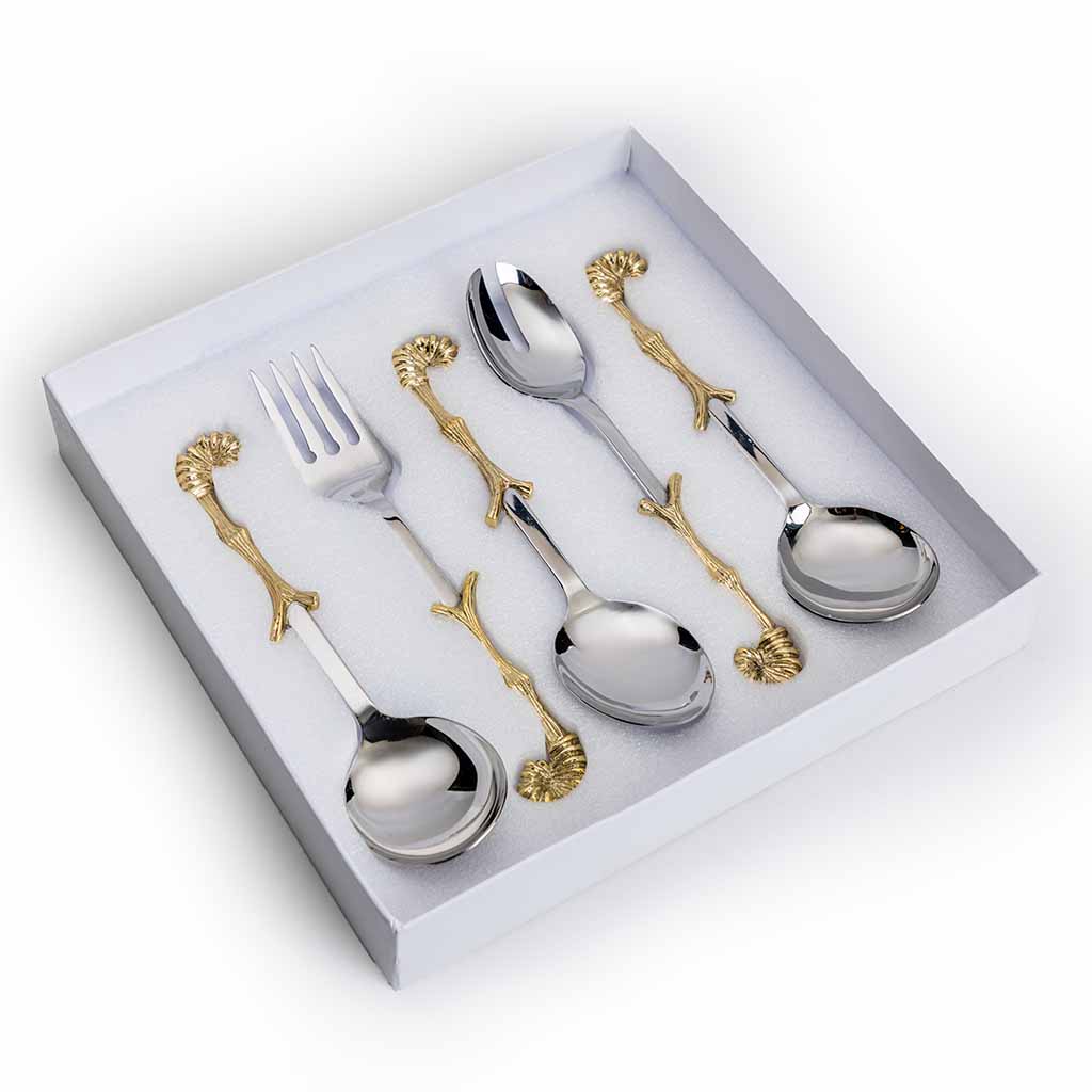 Dali Serving Spoon Set 5pcs , quality cutlery , table cutlery and crockery , flatware , cutlery sets