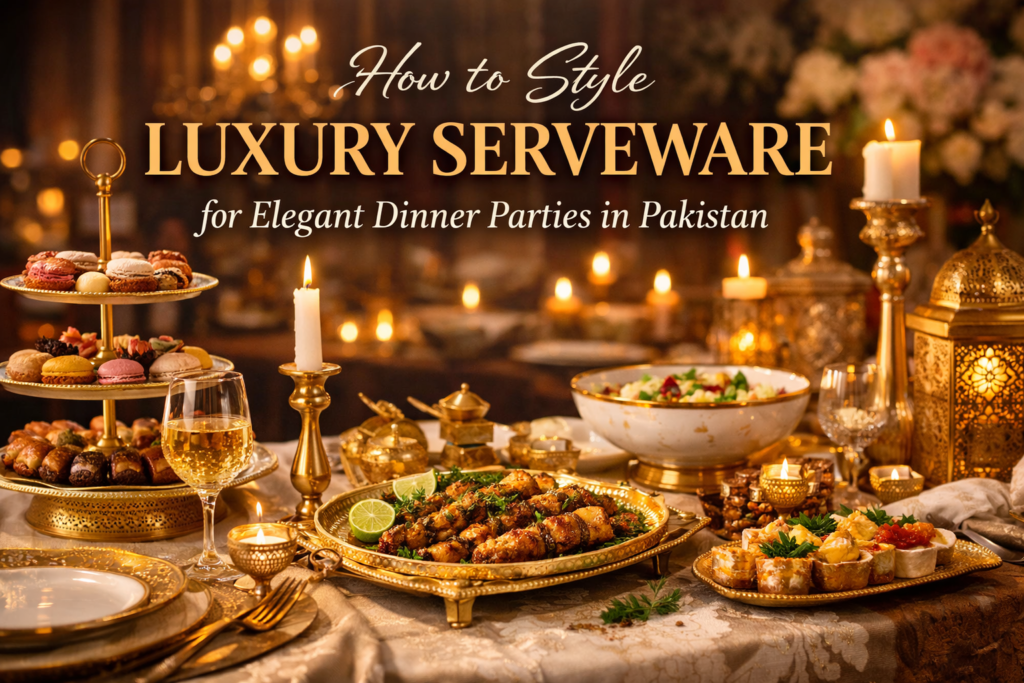 How to Style Luxury Serveware for Dinner Parties in Pakistan