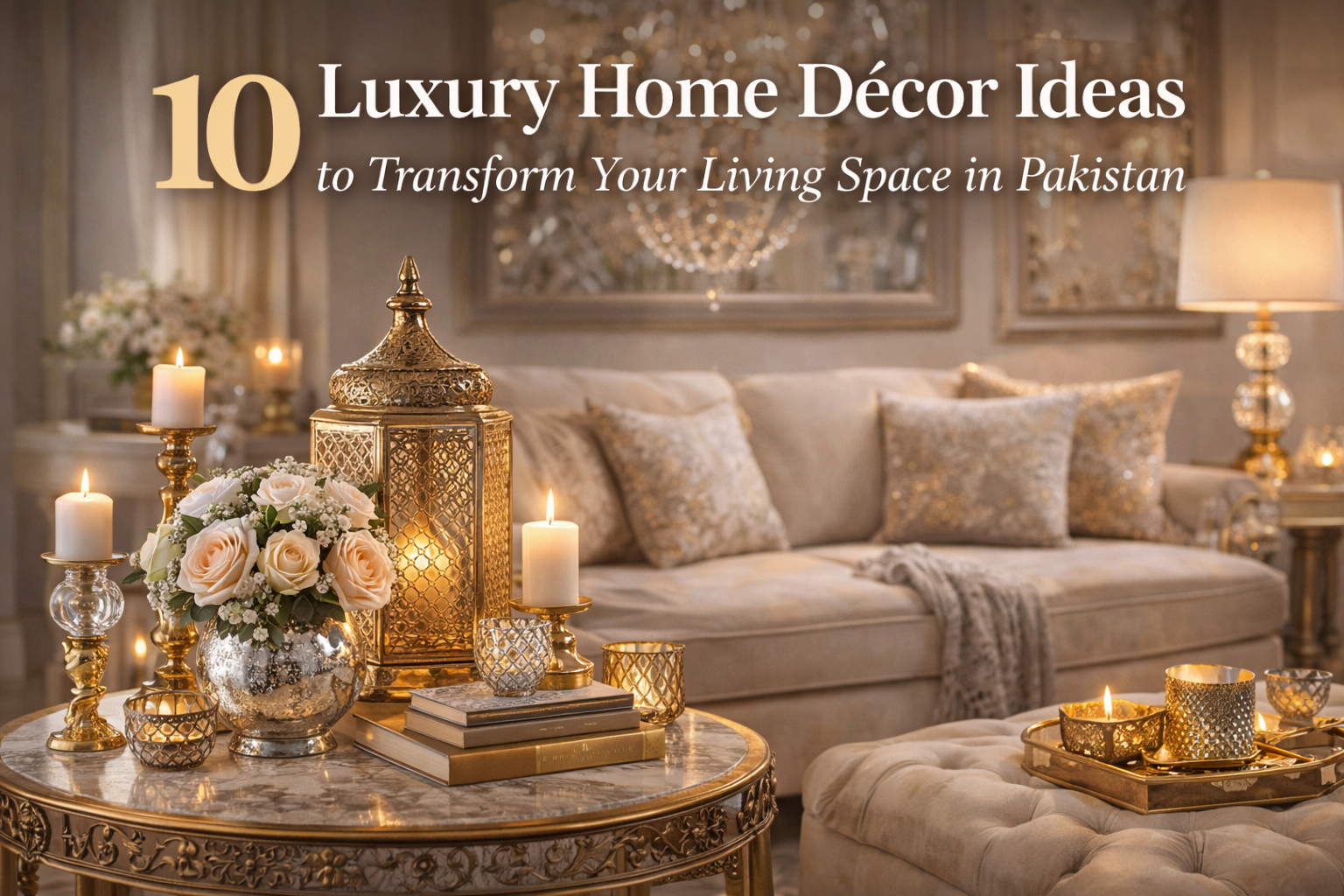 Read more about the article 10 Luxury Home Décor Ideas to Transform Your Living Space in Pakistan