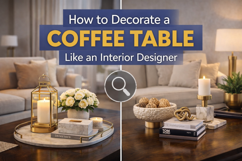 How to Decorate a Coffee Table Like an Interior Designer