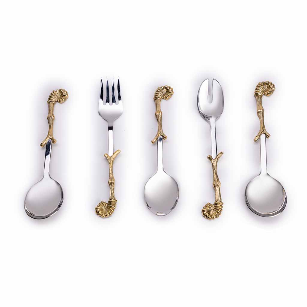 Dali-Cutlery-Set-5pcs-Studio-1.jpg Dali Serving Spoon Set 5pcs in Pakistan
