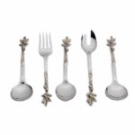 Flora Serving Spoon Set 5pcs – Creo Living Flora-Cutlery-Set-5pcs-Studio-1.jpg