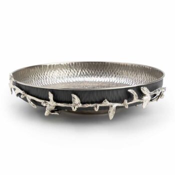 Flora Serving Flat Bowls