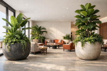 Floor Planters as Furniture: The Design Case for Large-Scale Indoor Greenery in Pakistan