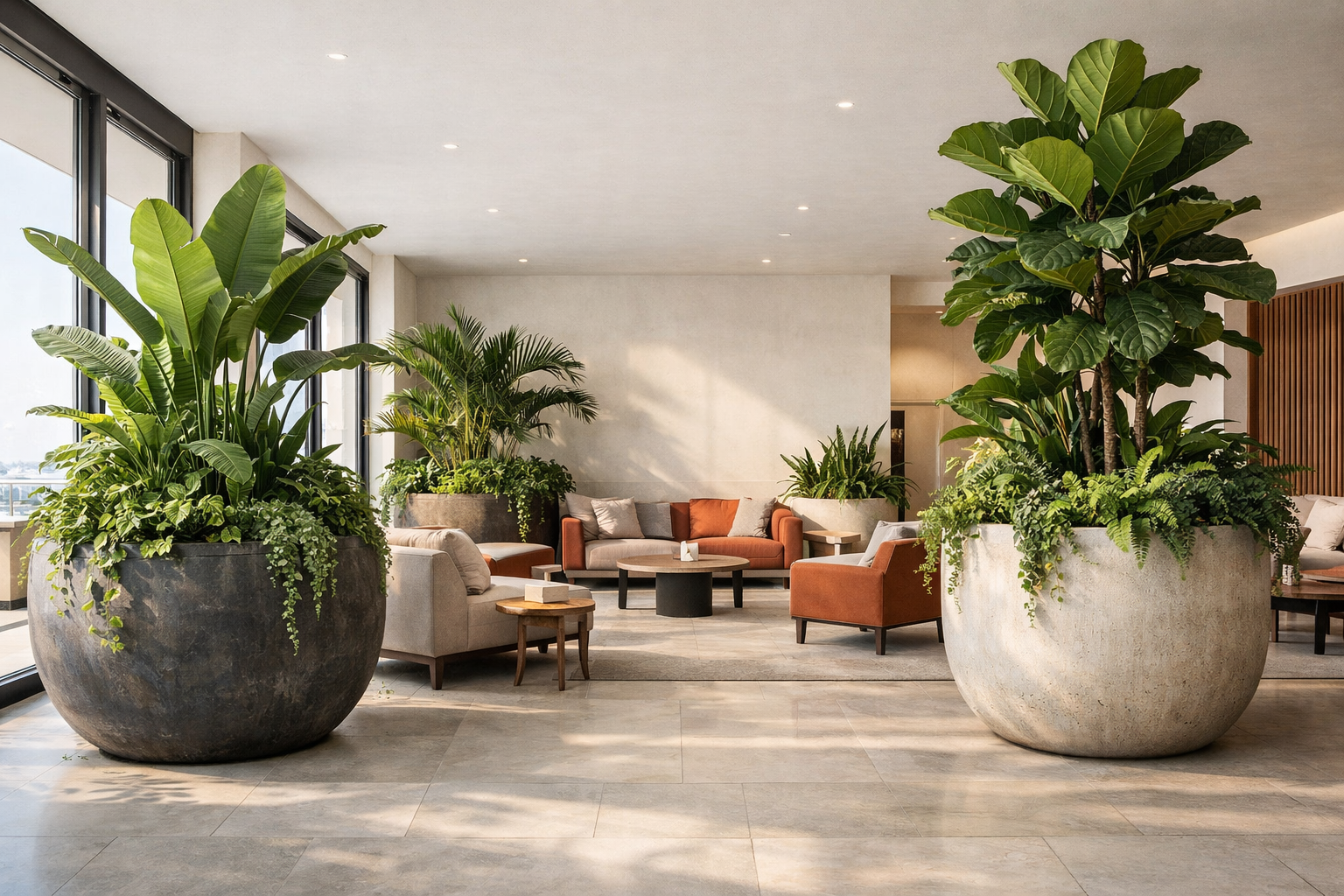 Floor Planters as Furniture: The Design Case for Large-Scale Indoor Greenery in Pakistan