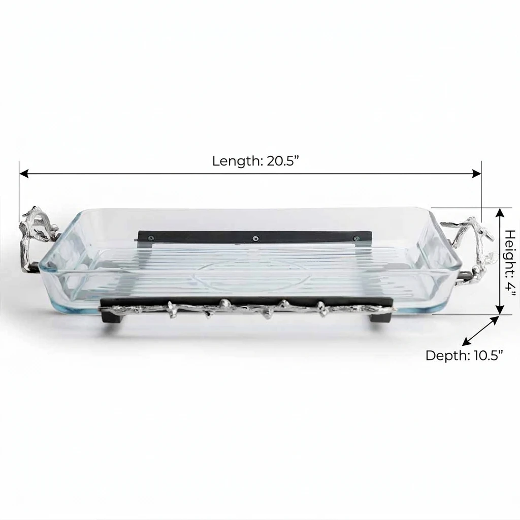 Flora Flat Deep Tray Studio -Measurement