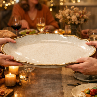 The Shared Surface: Why the Serving Platter Is the Most Social Object on Any Dining Table