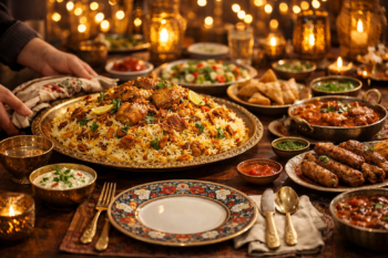The Dawat Table, Designed: Setting Up for a Pakistani Gathering in Pakistan