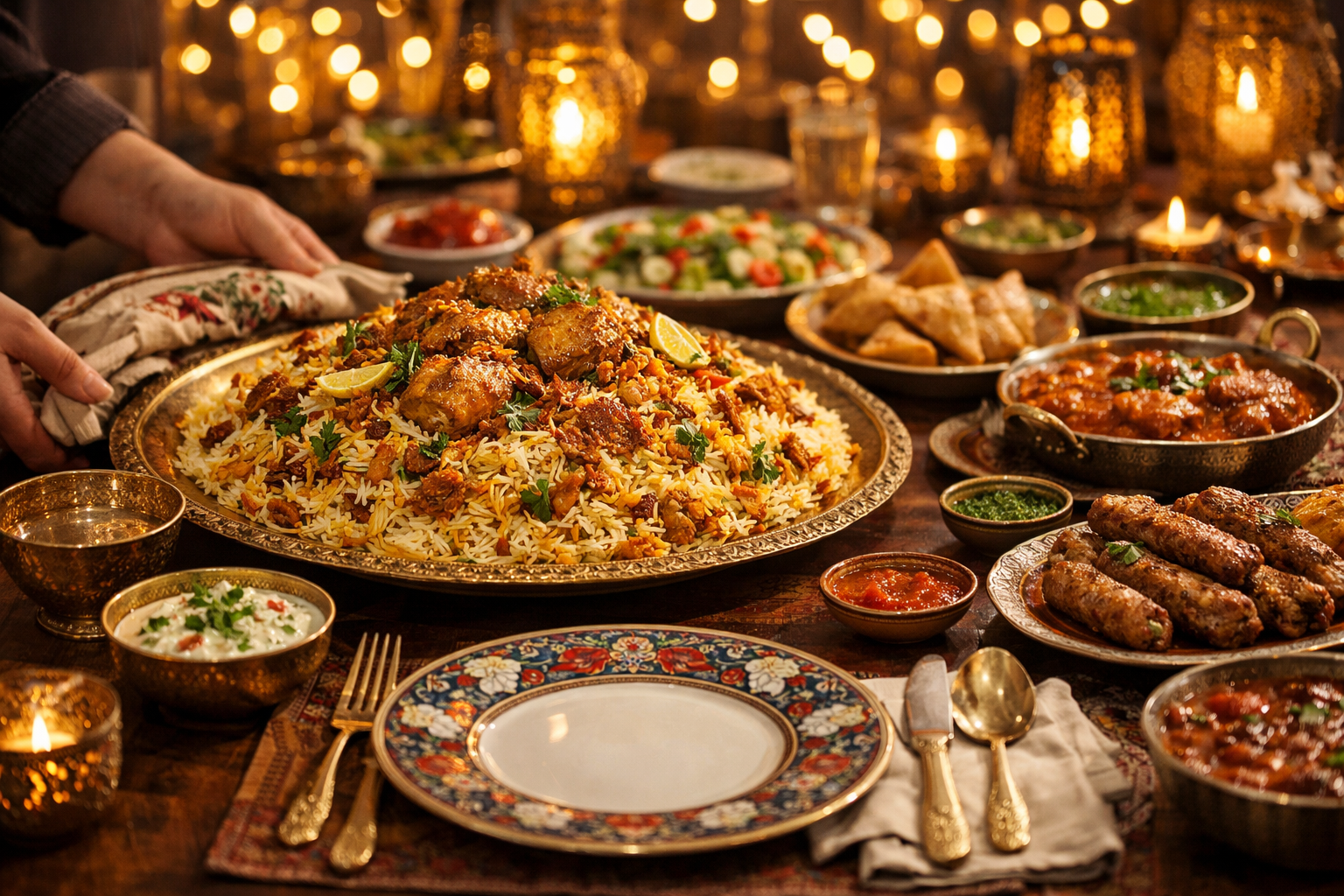 The Dawat Table, Designed: Setting Up for a Pakistani Gathering in Pakistan
